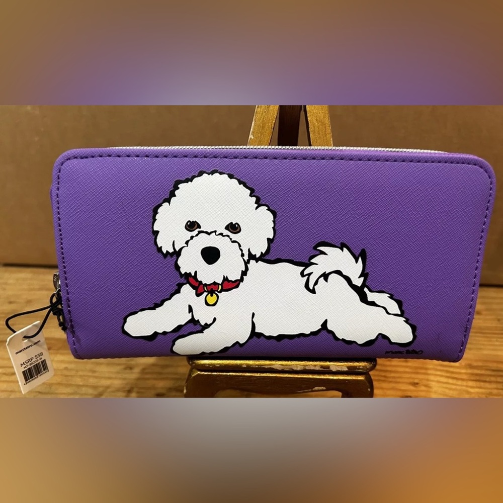 Marc Tetro long wallet in original poly-wrap
